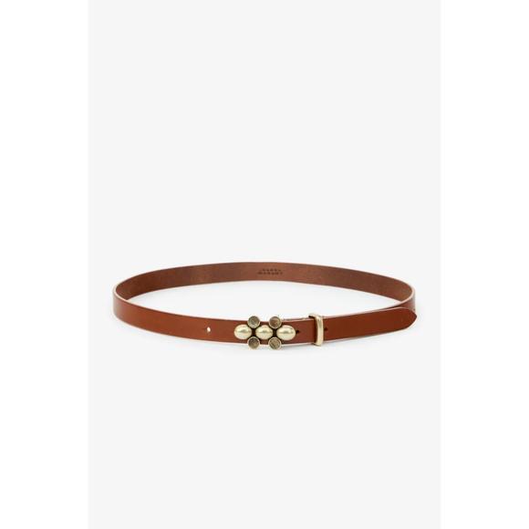 NEW ISABEL MARANT valdez belt in khaki - Picture 1 of 4